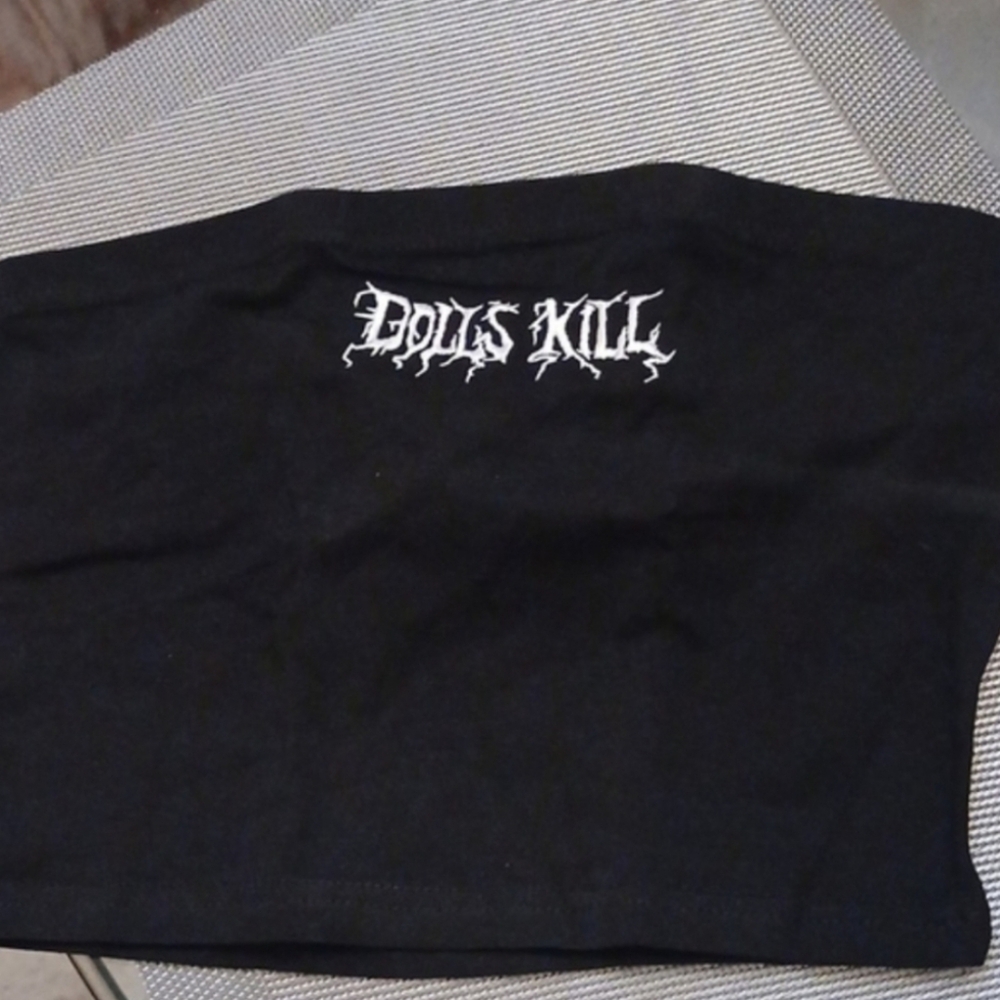 Dolls Kill Black Tube Top